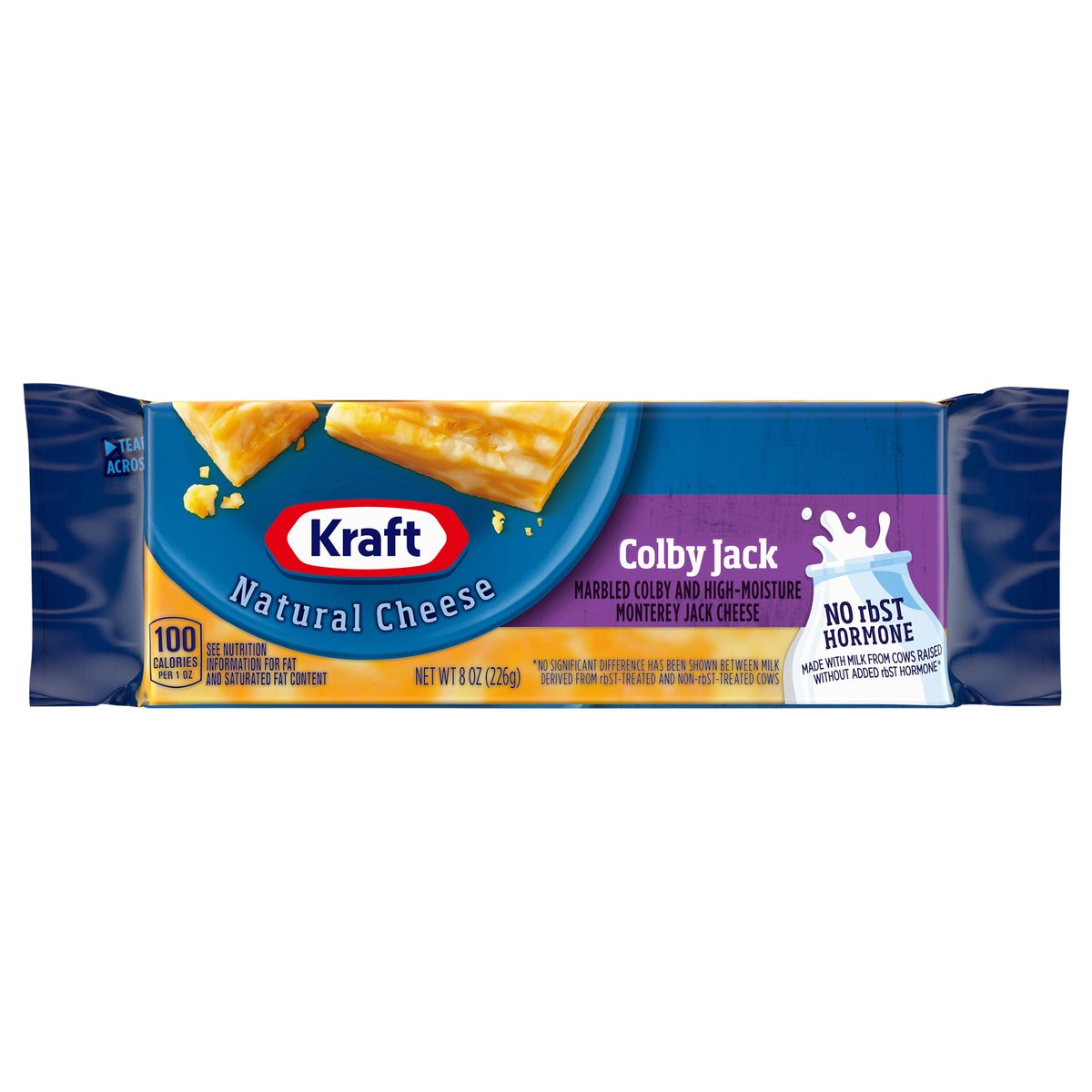 slide 1 of 8, Kraft Colby Jack Marbled Cheese, 8 oz Block, 8 oz