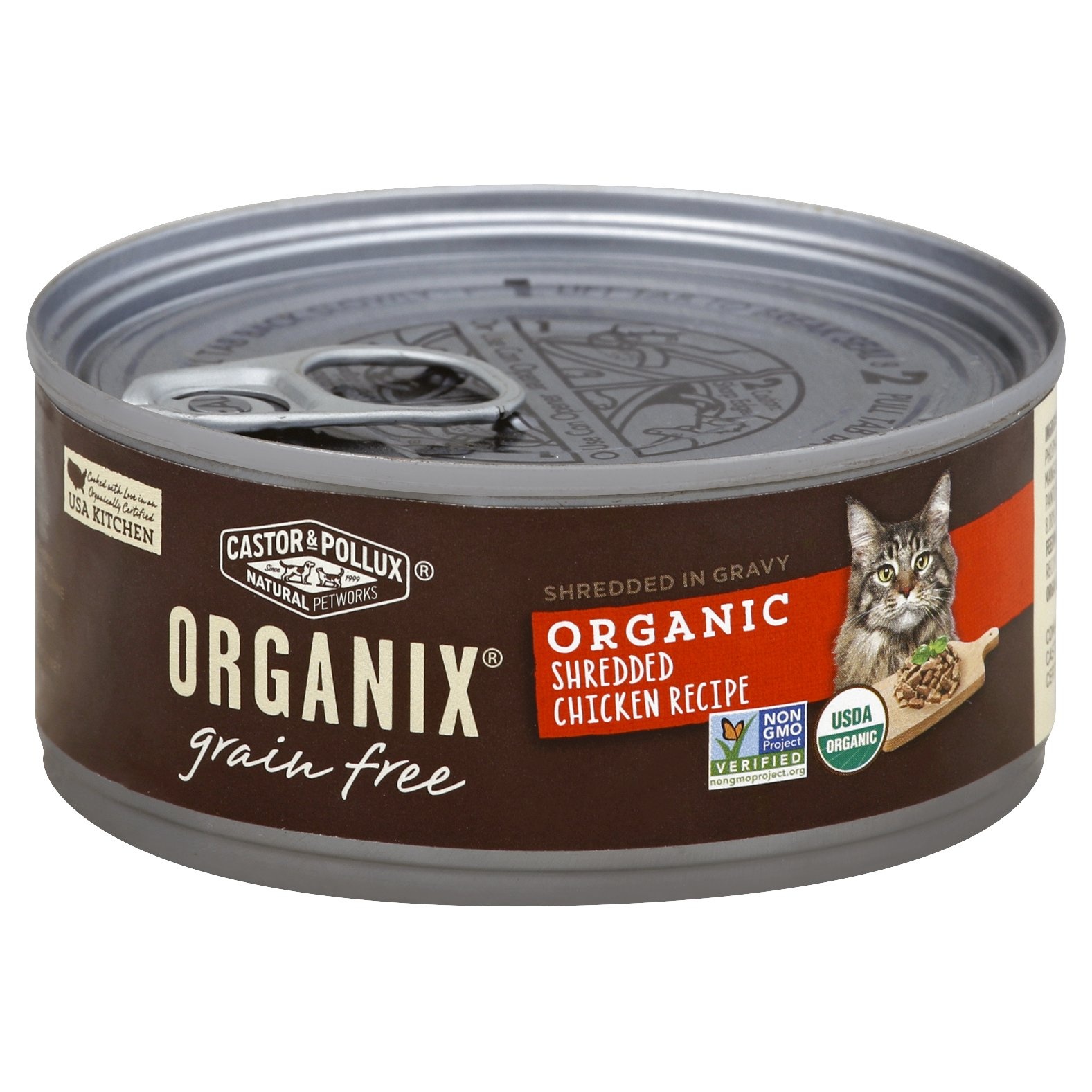 slide 1 of 2, Organix Cat Food 5.5 oz, 5.5 oz