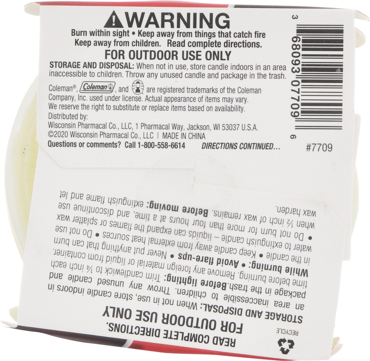 slide 6 of 12, Coleman Citronella Led Candle, 1 ct