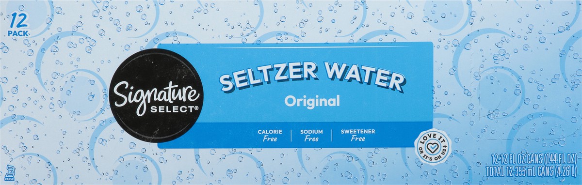 slide 5 of 13, Signature Select Seltzer Water 12 ea, 12 ct