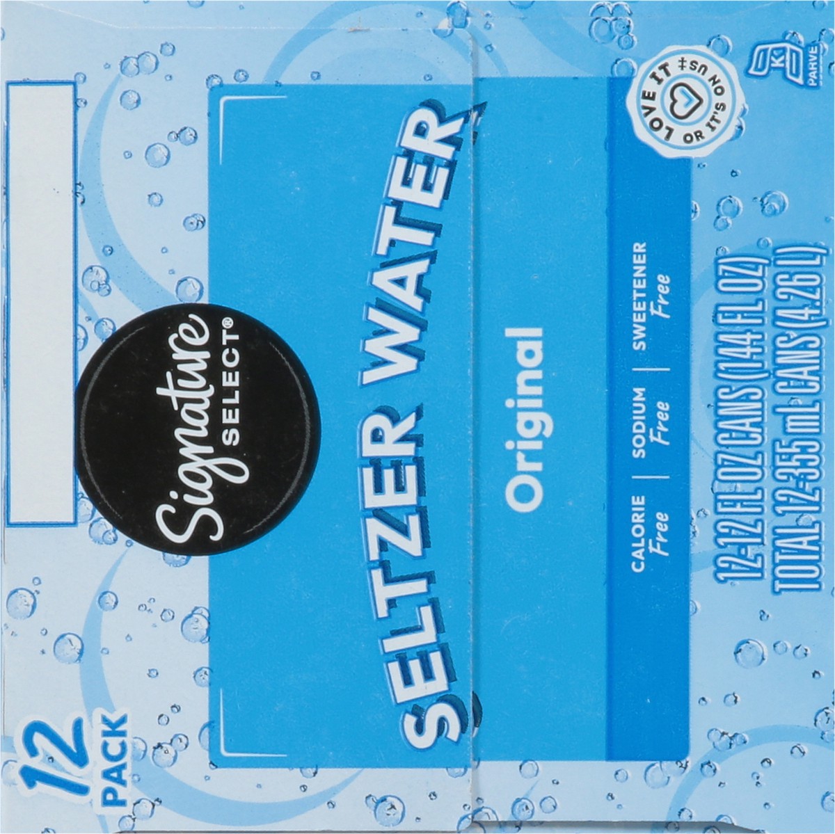 slide 4 of 13, Signature Select Seltzer Water 12 ea, 12 ct
