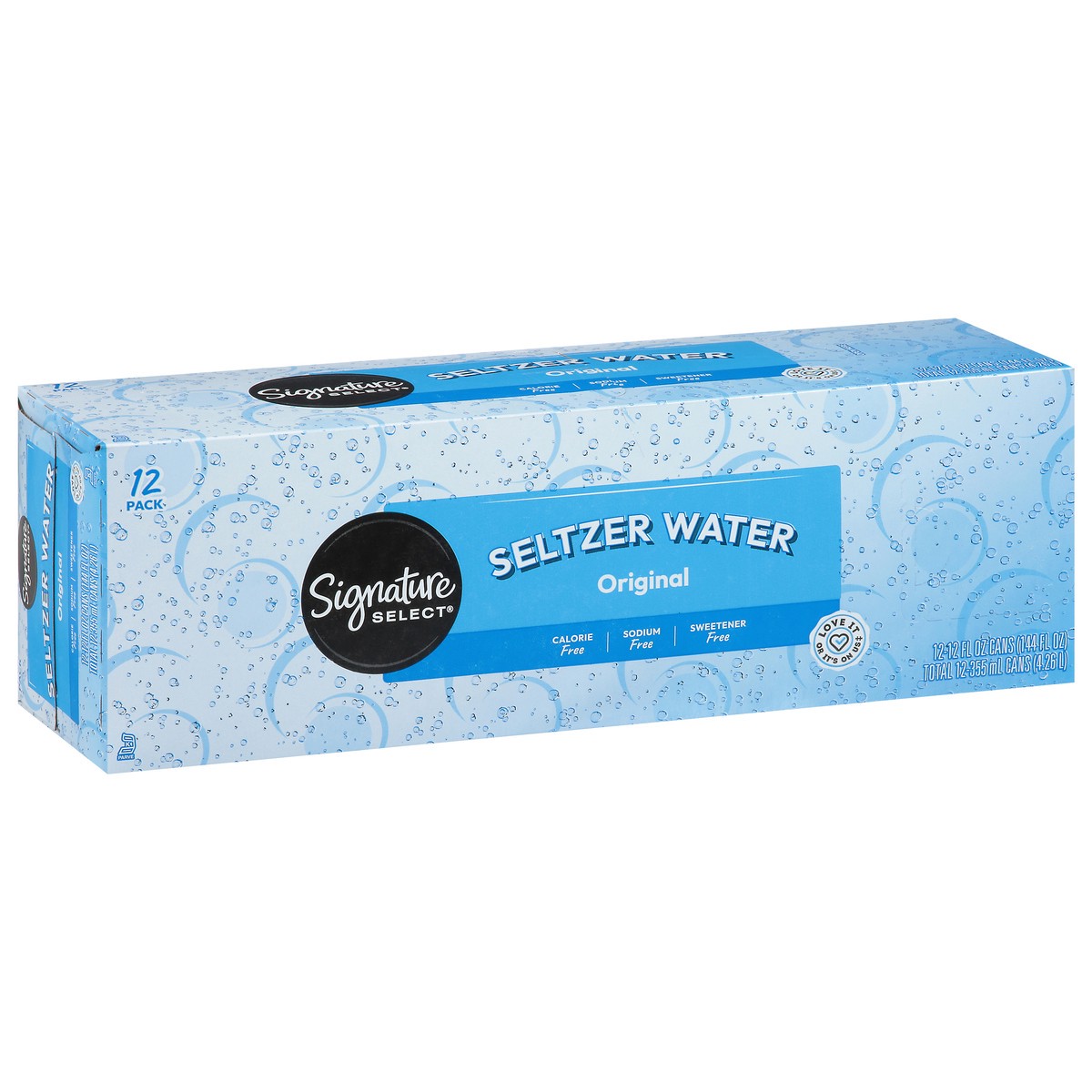slide 11 of 13, Signature Select Seltzer Water 12 ea, 12 ct