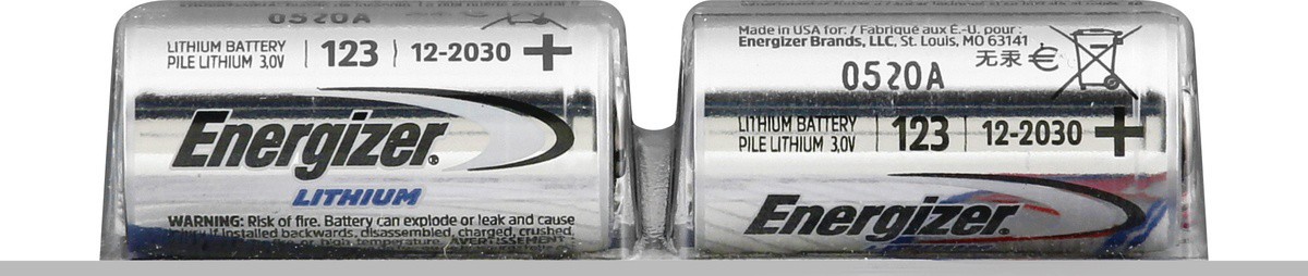 slide 6 of 9, Energizer 123 Lithium 4-PK, 4 ct