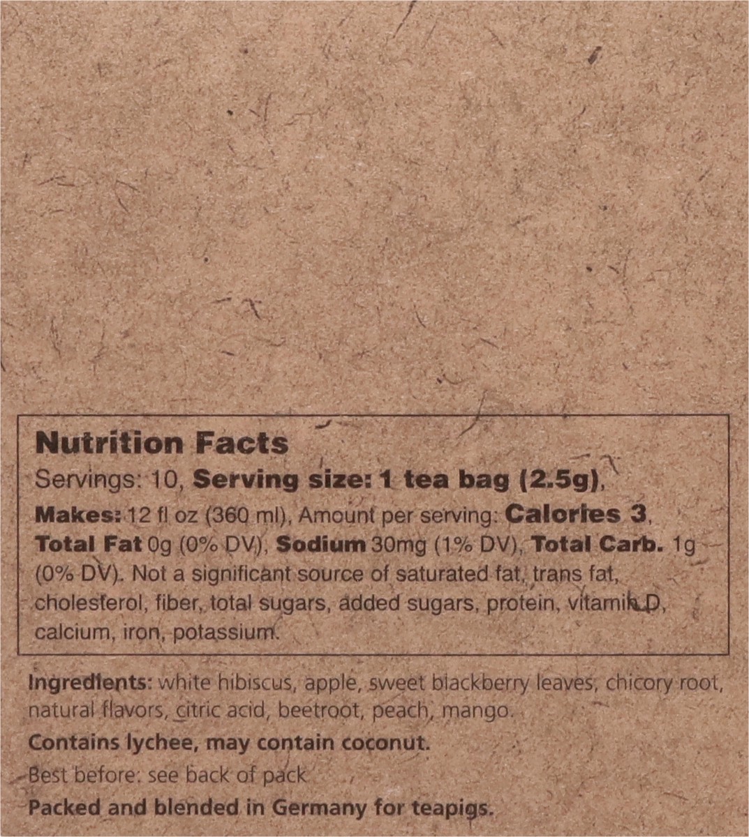 slide 3 of 9, teapigs Cold Brew Peach & Mango Tea Tea Temples - 10 ct, 10 ct