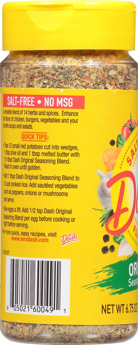 slide 5 of 12, Dash Original Seasoning Blend, Salt-Free, 6.75 oz, 6.75 oz