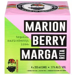 503 Distilling Marion Berry Margarita Cocktails - 4 x 355 ml Cans