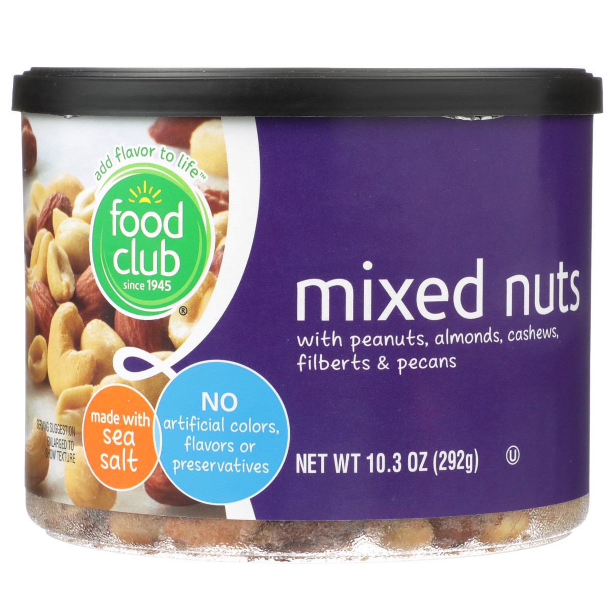 slide 8 of 9, Food Club Mixed Nuts, 10.3 oz