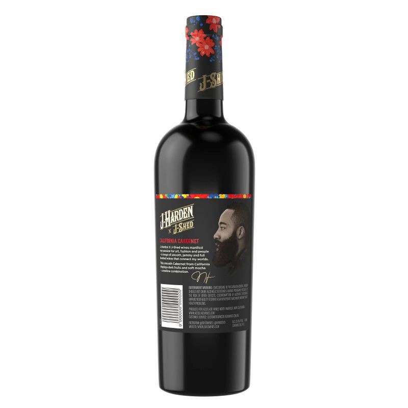 slide 5 of 7, J-Harden Cabernet Sauvignon - 750ml Bottle, 750 ml