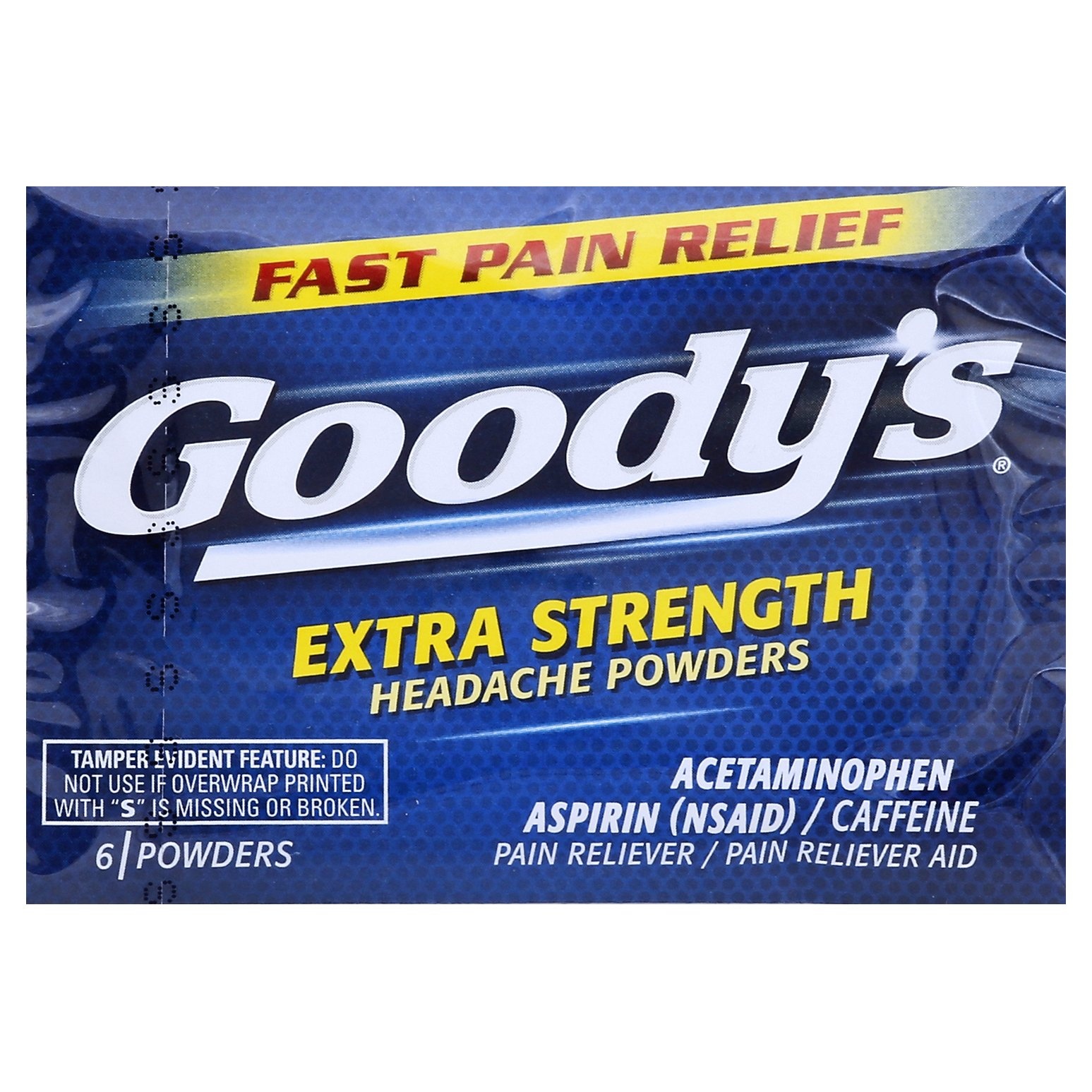 slide 1 of 1, Goody's Extra Strenght Headache Powder, 6 ct