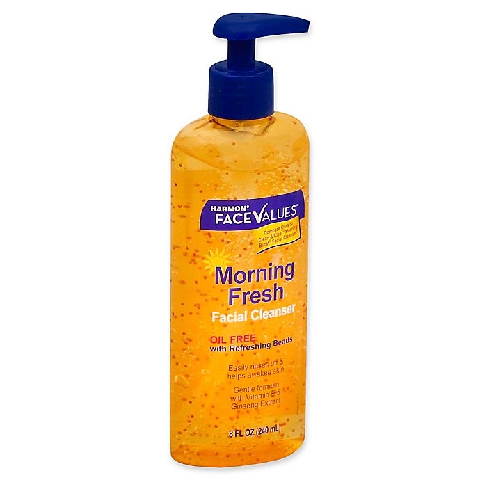 slide 1 of 2, Harmon Face Values Morning Fresh Oil Free Facial Cleanser, 8 fl oz