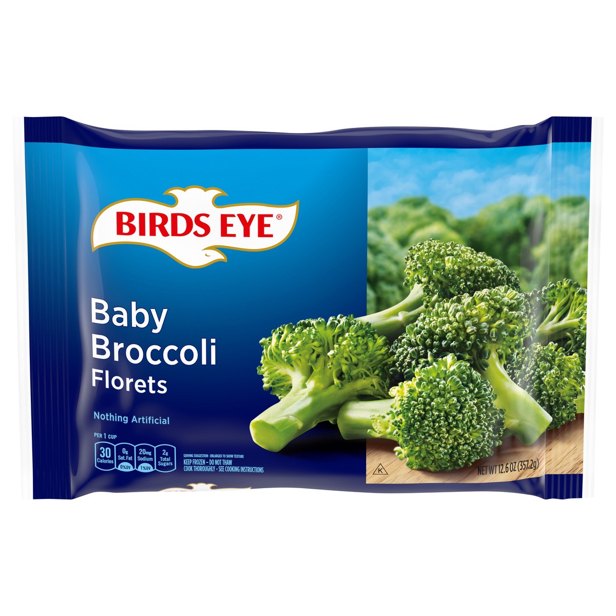 slide 1 of 10, Birds Eye Baby Broccoli Florets, 12.6 oz