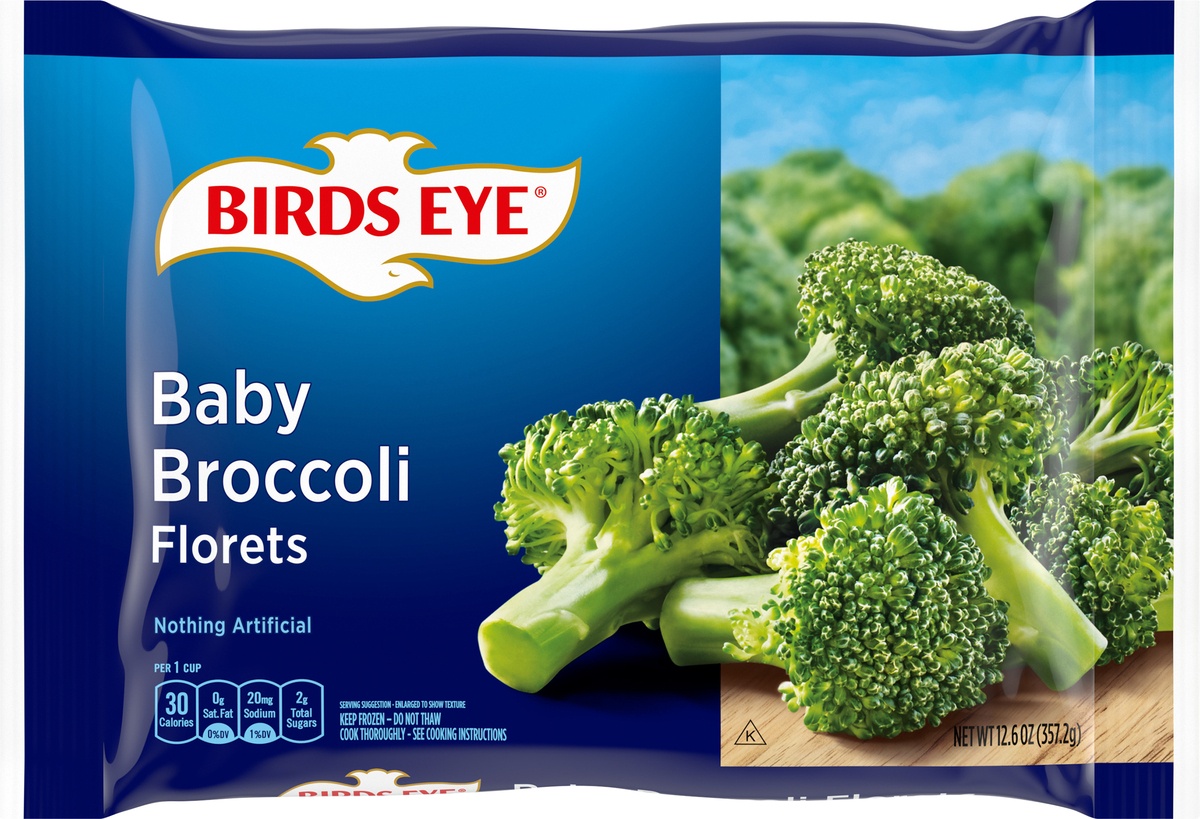 slide 9 of 10, Birds Eye Baby Broccoli Florets, 12.6 oz