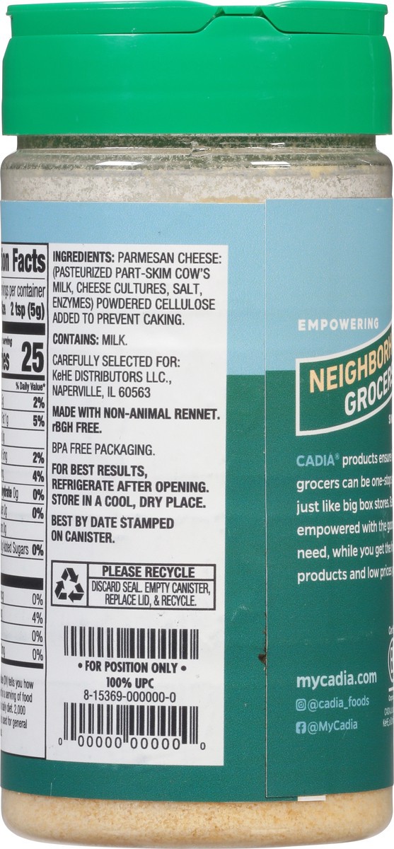 slide 4 of 14, Cadia Everyday Parmesan Grated Parmesan 8 oz, 8 oz