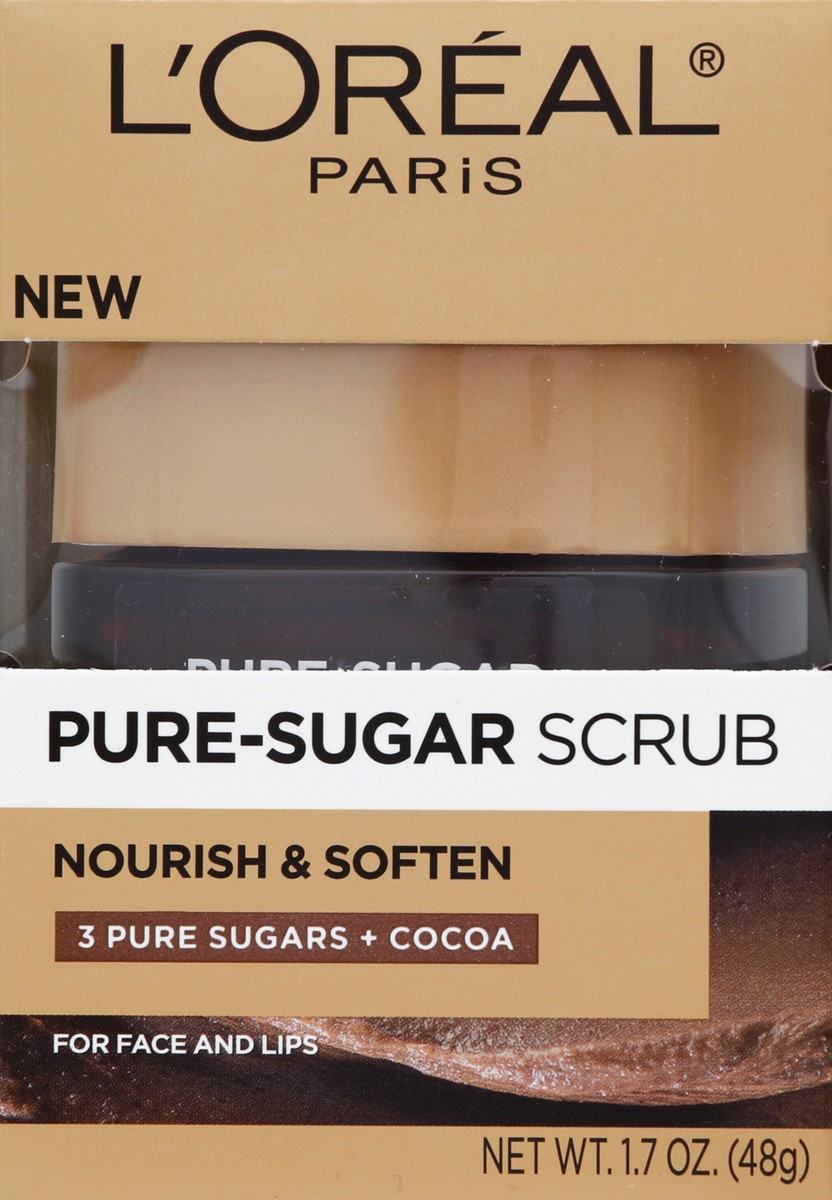 slide 5 of 6, L'Oréal Paris Pure Sugar Scrub Nourish & Soften, 1.7 fl oz