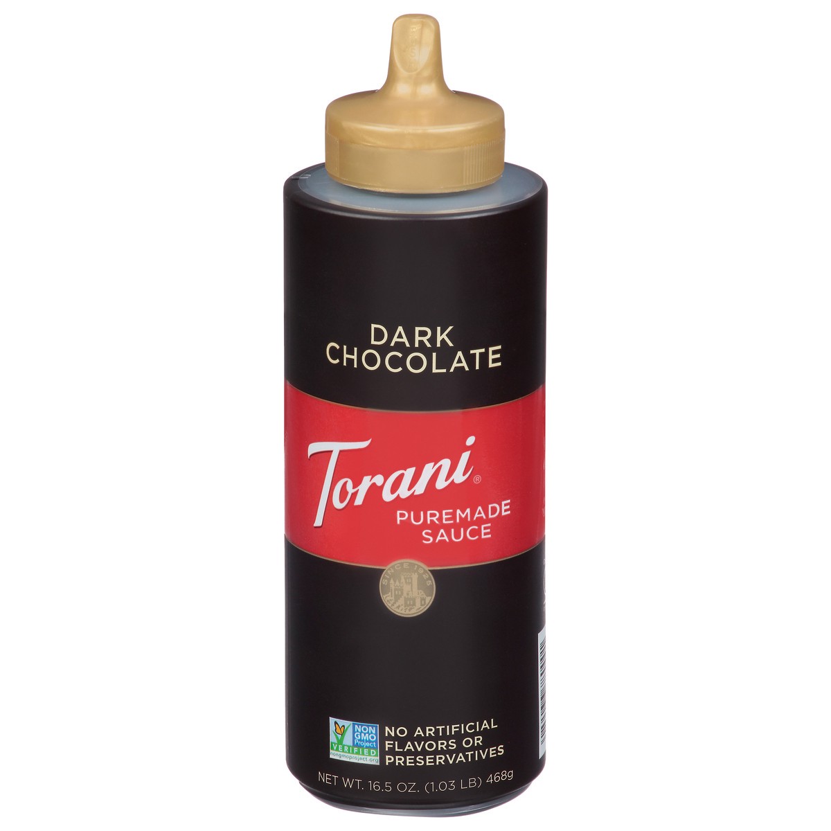 slide 1 of 4, Torani Dark Chocolate Sauce - 16.5oz, 