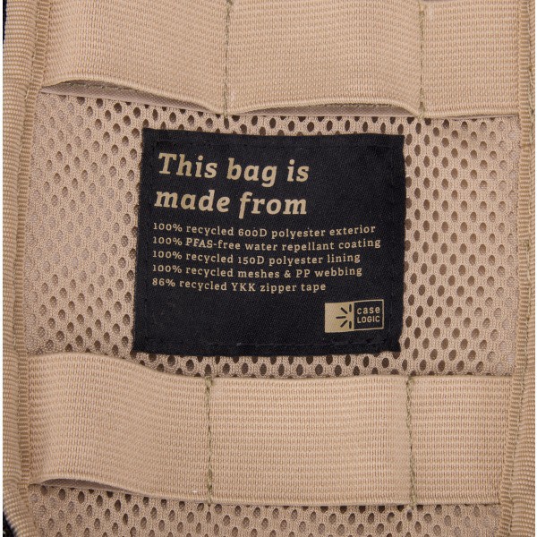 slide 7 of 7, Case Logic Polyester Invigo Small Electronic Case, 9-1/8""H X 4-1/2""W X 2-1/4""D, 66% Recycled, Black, 1 ct