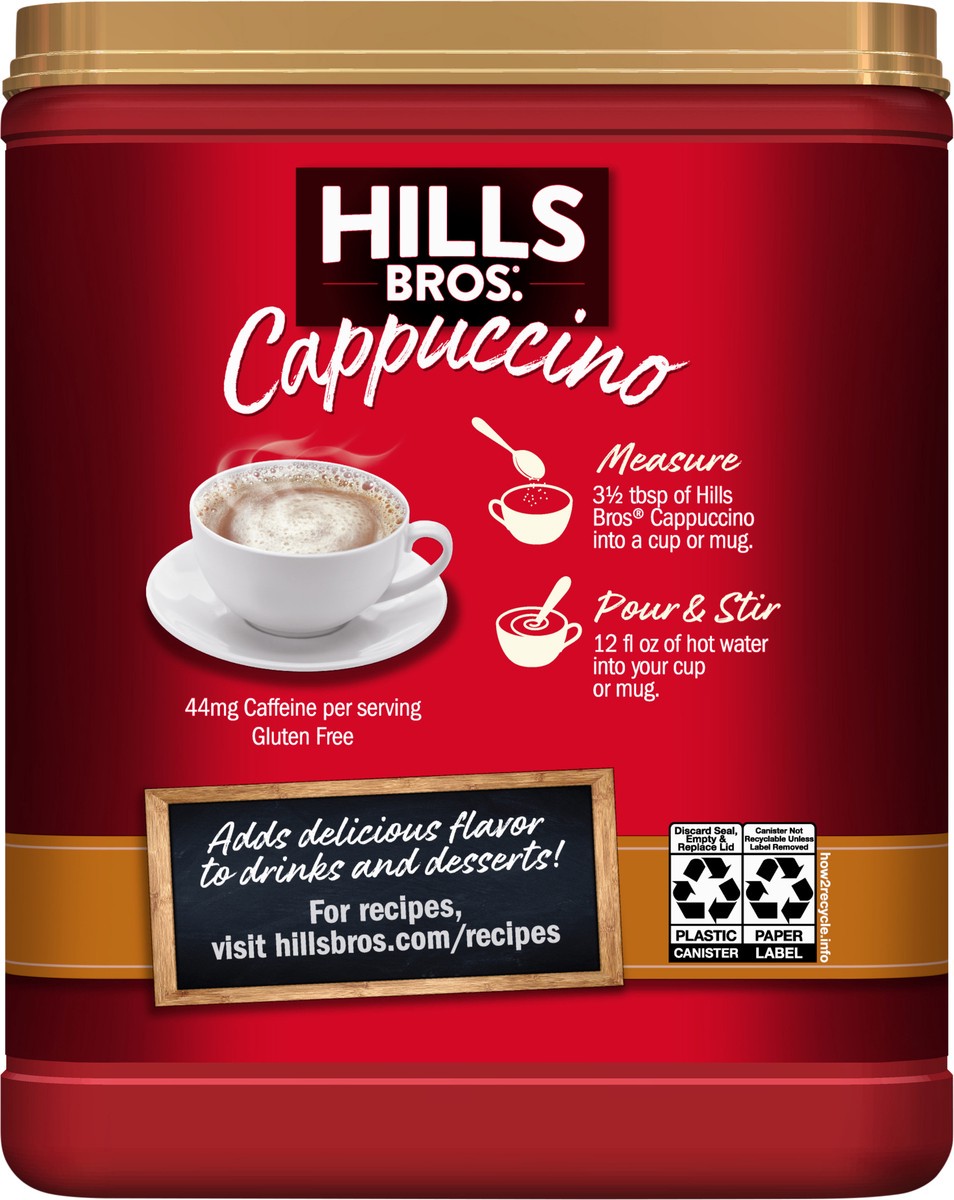 slide 7 of 9, Hills Bros. Cappuccino Cafe Style Salted Caramel Drink Mix - 14 oz, 14 oz