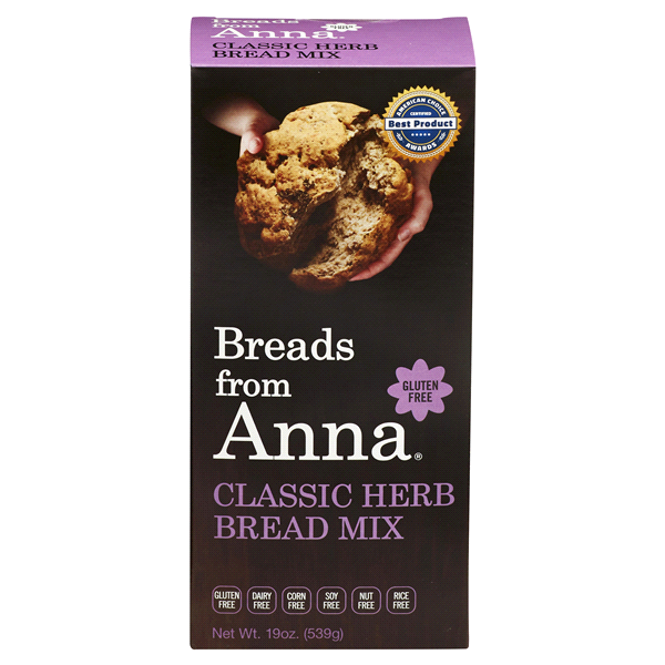 slide 1 of 3, Breads from Anna Classic Herb Bread Mix, 19 oz