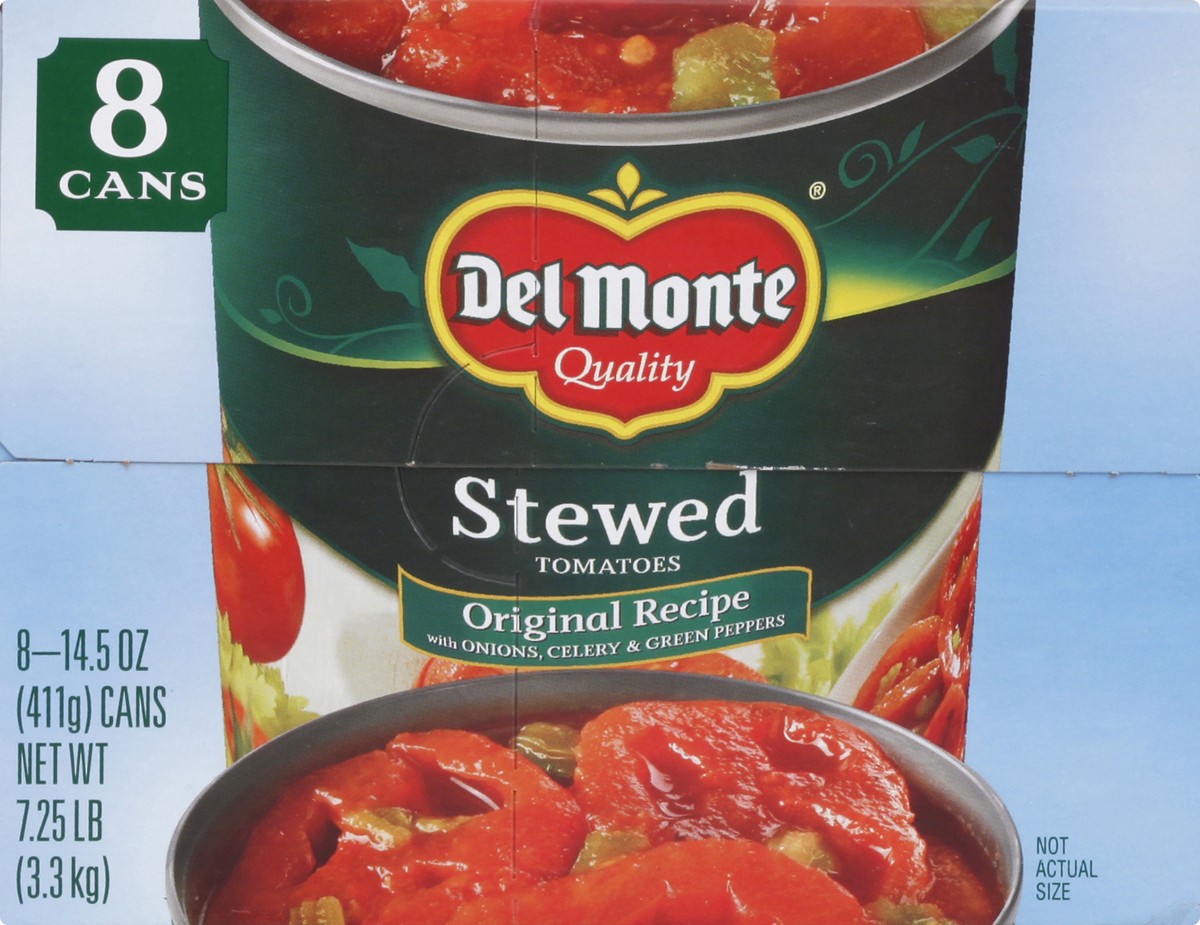 slide 8 of 13, Del Monte Stewed with Natural Sea Salt Original Recipe Tomatoes 8 ea, 8 ct