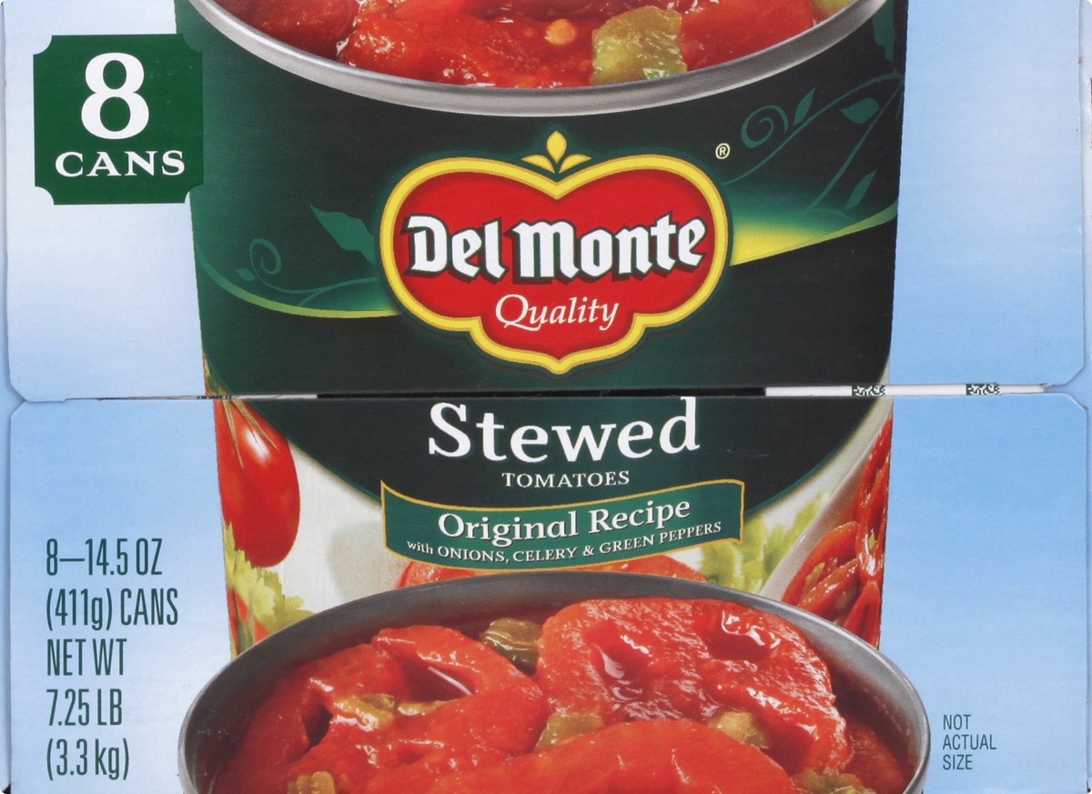 slide 5 of 13, Del Monte Stewed with Natural Sea Salt Original Recipe Tomatoes 8 ea, 8 ct