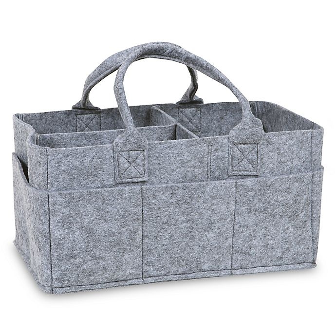 slide 1 of 5, Trend Lab Sammy &Lou Felt Storage Caddy - Grey, 1 ct