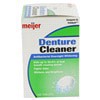 slide 14 of 21, Meijer Antibacterial Overnight Denture Cleaner Tablets, Whitening, 102 ct