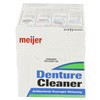 slide 6 of 21, Meijer Antibacterial Overnight Denture Cleaner Tablets, Whitening, 102 ct