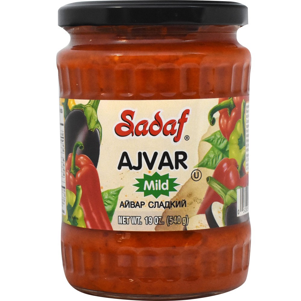 slide 3 of 3, Sadaf Mild Ajvar, 19 oz