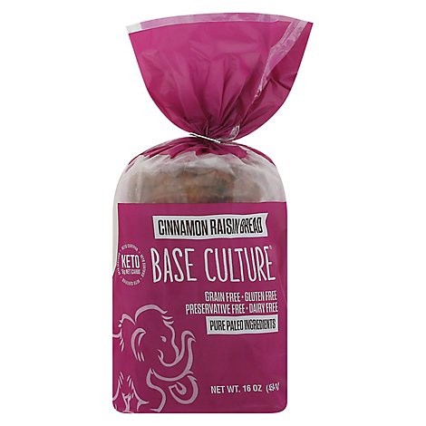 slide 1 of 1, Base Culture Bread, Cinnamon Raisin, 16 oz