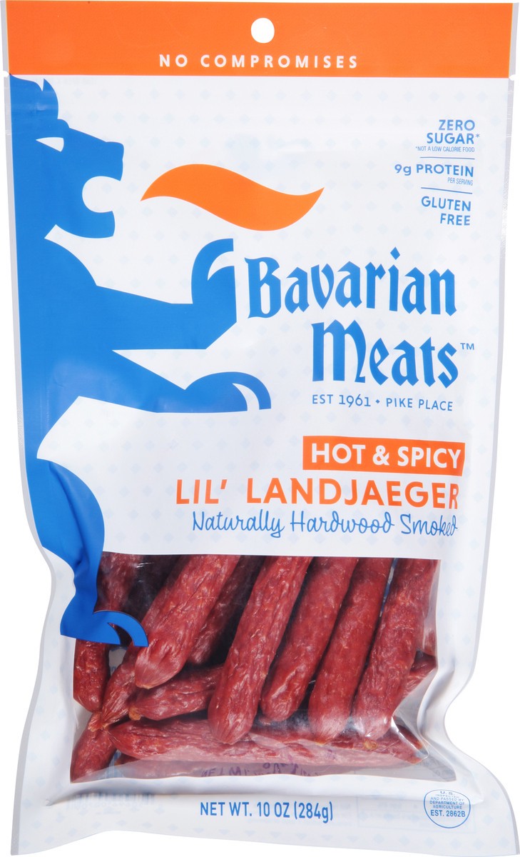 slide 7 of 11, Bavarian Meats Hot & Spicy Lil' Landjaeger 10 oz, 10 oz