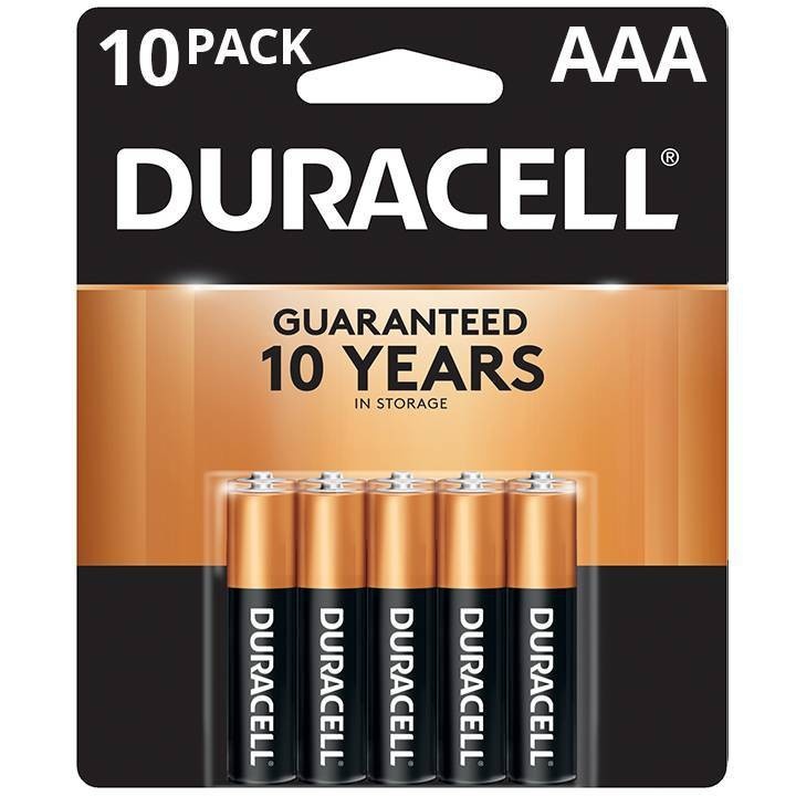 slide 1 of 8, Duracell CopperTop AAA Alkaline Batteries, 10 ct
