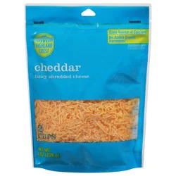 Highland Crest Fancy Cheddar Shredded Cheese 8 oz