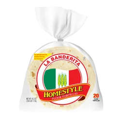 La Banderita Homestyle Flour Tortillas 20 ea