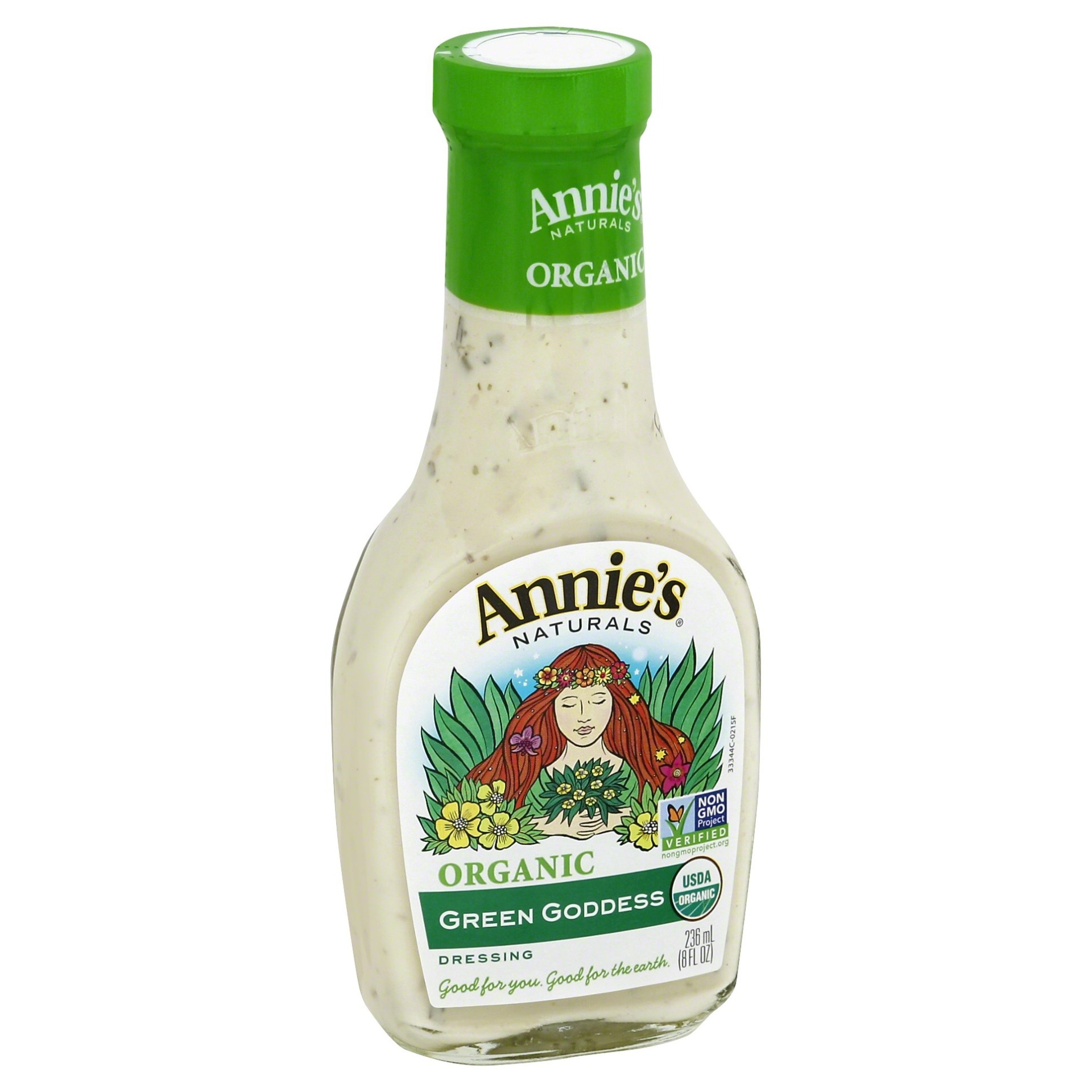 slide 1 of 1, Annie's Organic Green Goddess Dressing, 8 fl oz