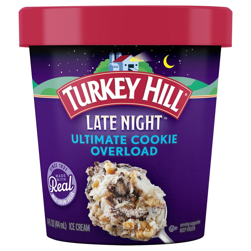 slide 3 of 3, Turkey Hill Late Night Ultimate Cookie Overload, 14 fl oz