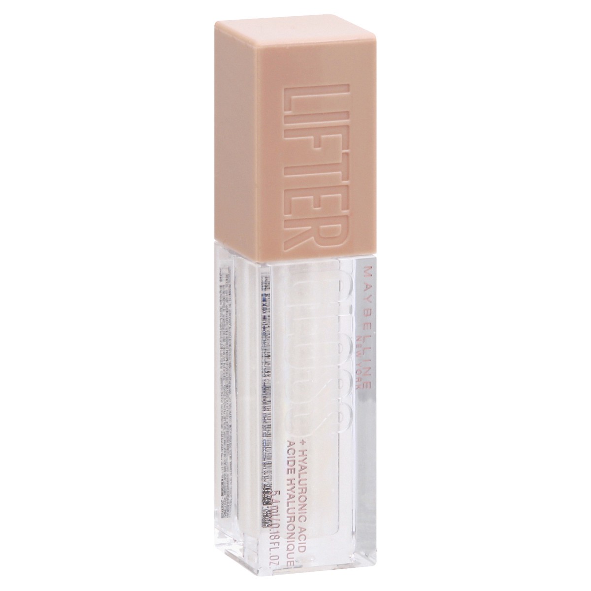 slide 2 of 9, Maybelline Lifter Gloss Plumping Lip Gloss with Hyaluronic Acid - 1 Pearl - 0.18 fl oz, 0.18 fl oz