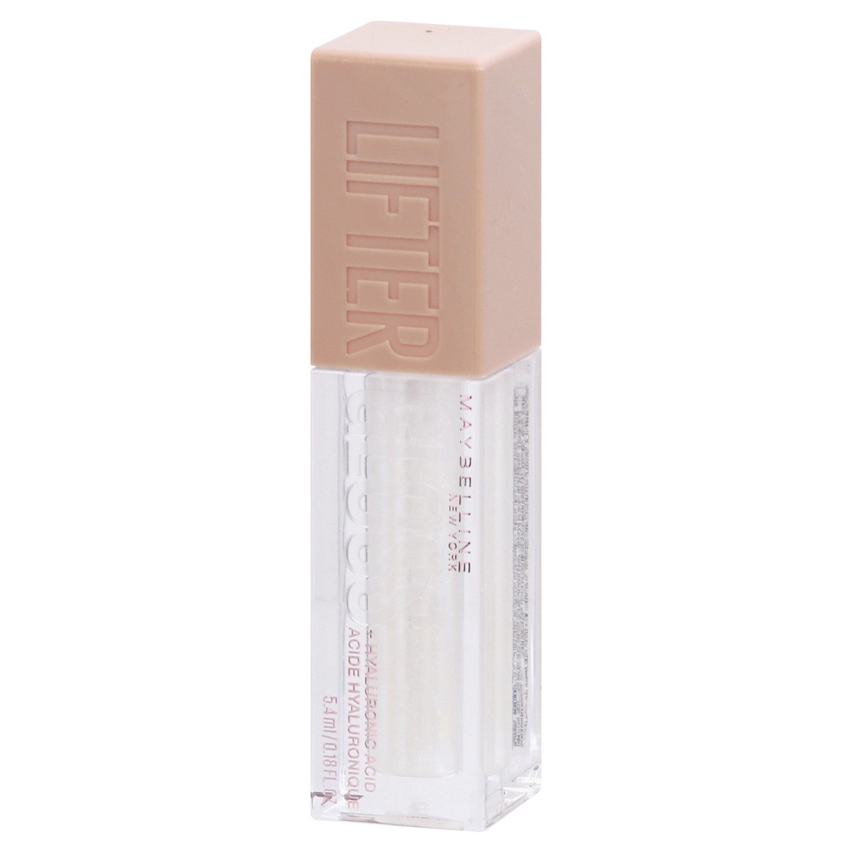 slide 3 of 9, Maybelline Lifter Gloss Plumping Lip Gloss with Hyaluronic Acid - 1 Pearl - 0.18 fl oz, 0.18 fl oz
