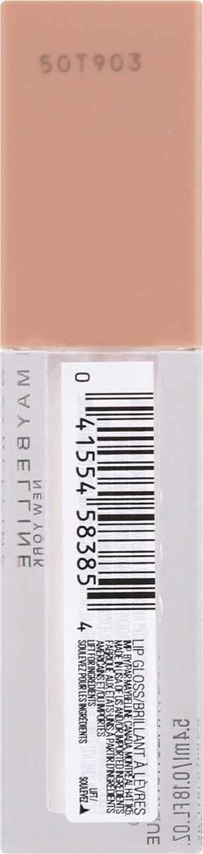 slide 5 of 9, Maybelline Lifter Gloss Plumping Lip Gloss with Hyaluronic Acid - 1 Pearl - 0.18 fl oz, 0.18 fl oz