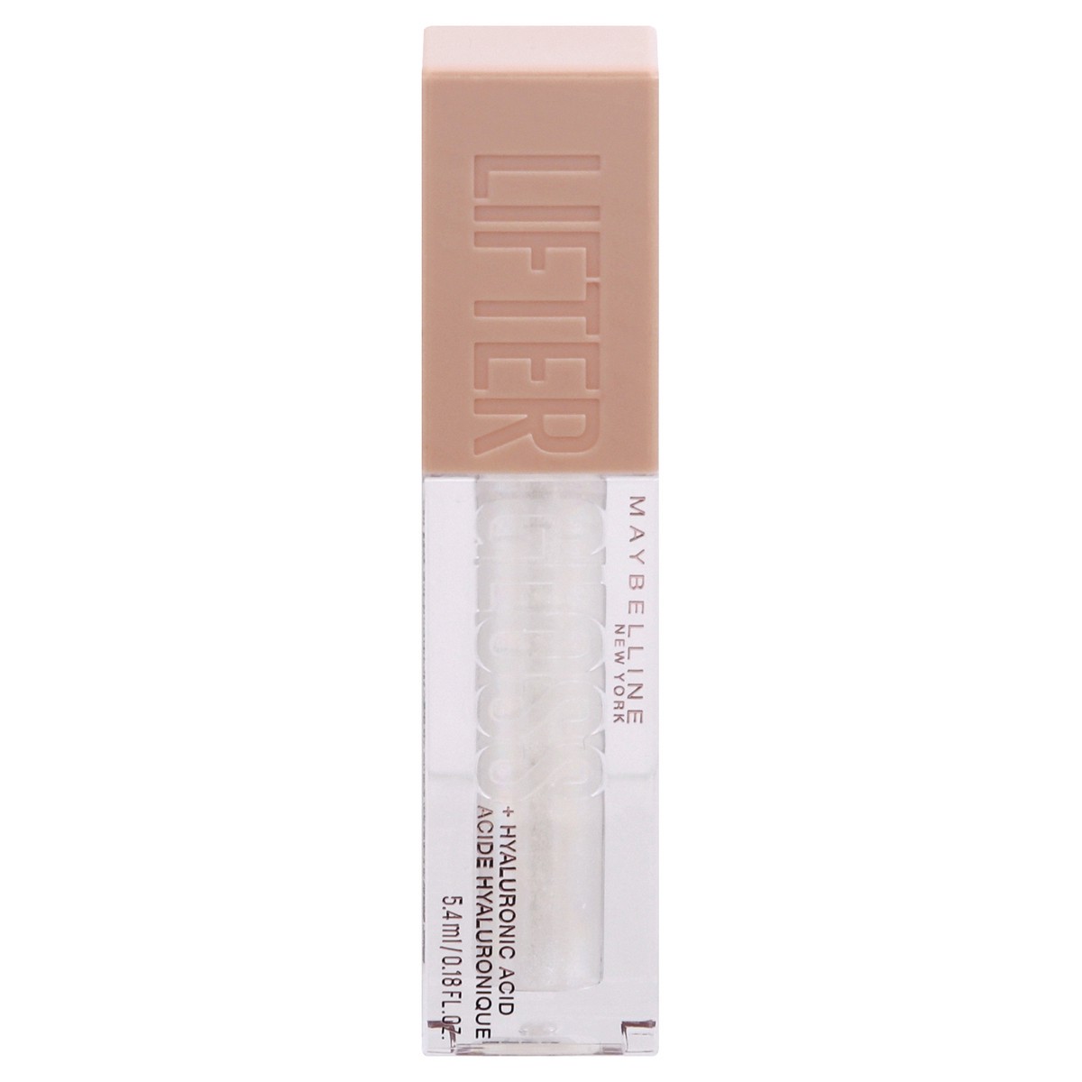 slide 1 of 9, Maybelline Lifter Gloss Plumping Lip Gloss with Hyaluronic Acid - 1 Pearl - 0.18 fl oz, 0.18 fl oz