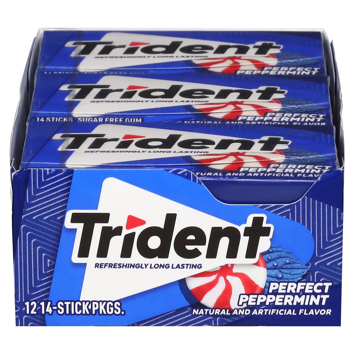 slide 2 of 4, Trident Perfect Peppermint Gum, 12 ct