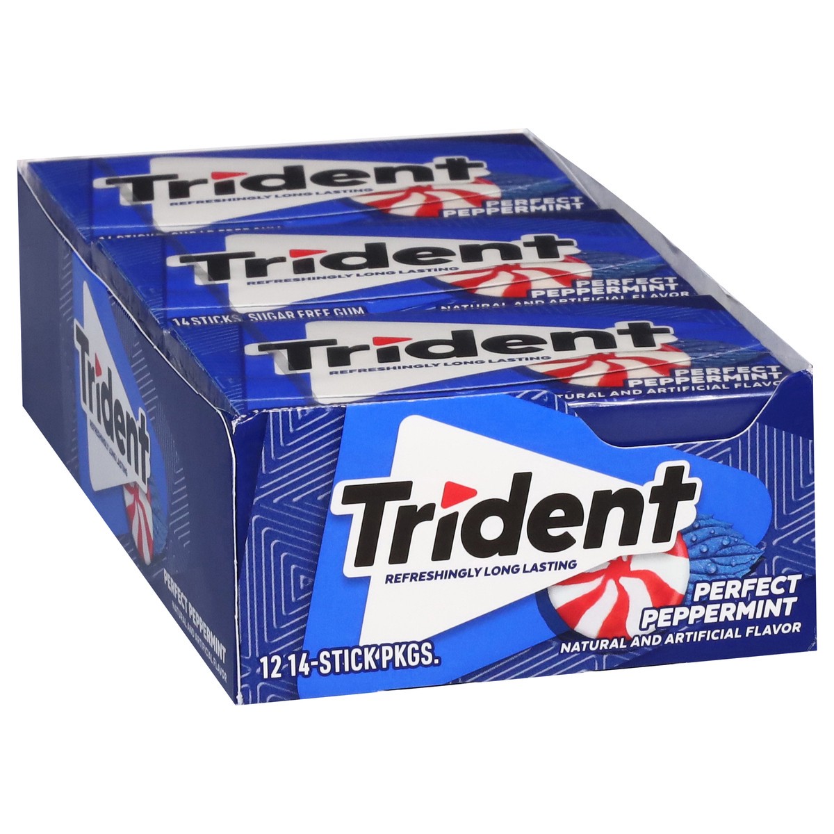 slide 4 of 4, Trident Perfect Peppermint Gum, 12 ct