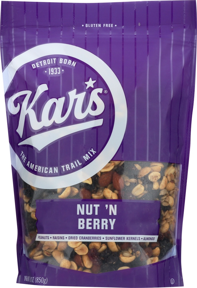 slide 1 of 1, Kar's Nut 'N Berry Trail Mix 30 oz, 