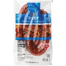 Hill Country Fare Beef Smoked Sausage Value Pack