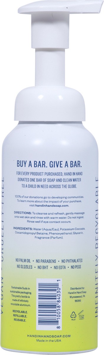 slide 9 of 9, Hand in Hand Foaming Rosemary Lemon Hand Soap 8.5 fl oz, 1 ct