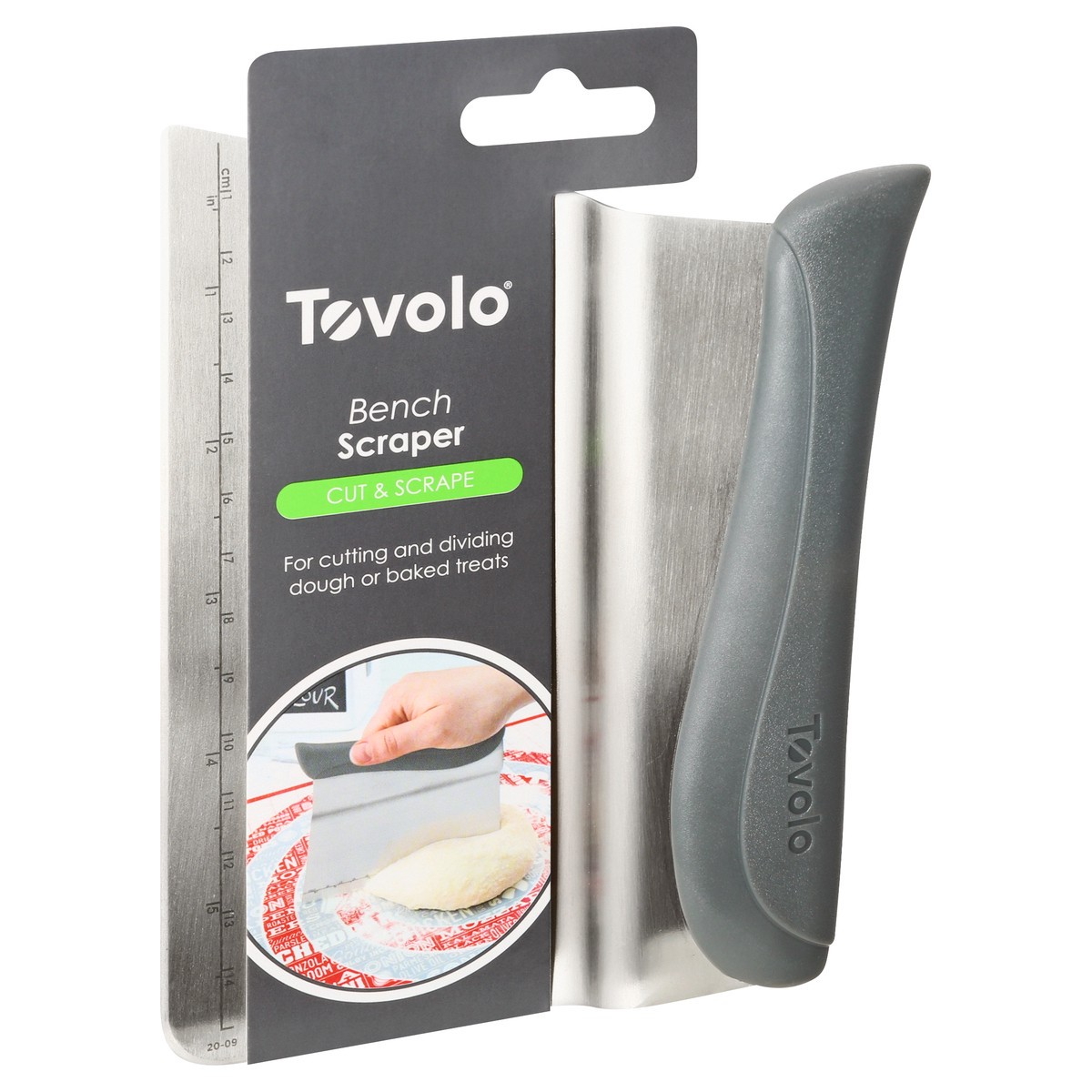 slide 4 of 9, Tovolo Cut & Scrape Bench Scraper 1 ea, 1 ct