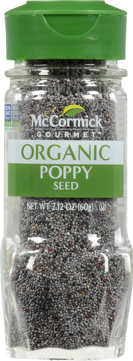 slide 3 of 7, McCormick Gourmet Organic Poppy Seed, 2.12 oz, 2.12 oz