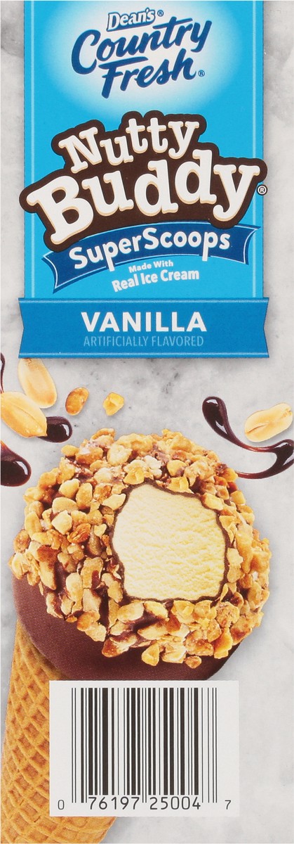 slide 10 of 14, Country Fresh Nutty Buddy SuperScoops Vanilla Ice Cream Cones 4 - 4.6 fl oz Cones, 4 ct