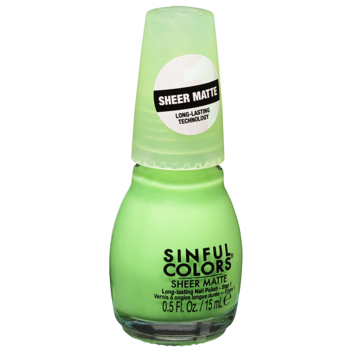 slide 7 of 11, Sinful Colors Sinful Sheer Matte Sheer Treuse, 0.5 fl oz