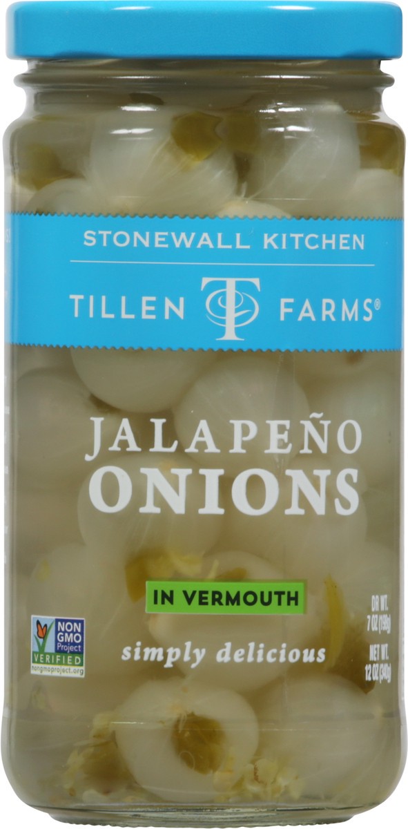 slide 2 of 9, Tillen Farms Jalapeno Onions 12 oz, 12 oz