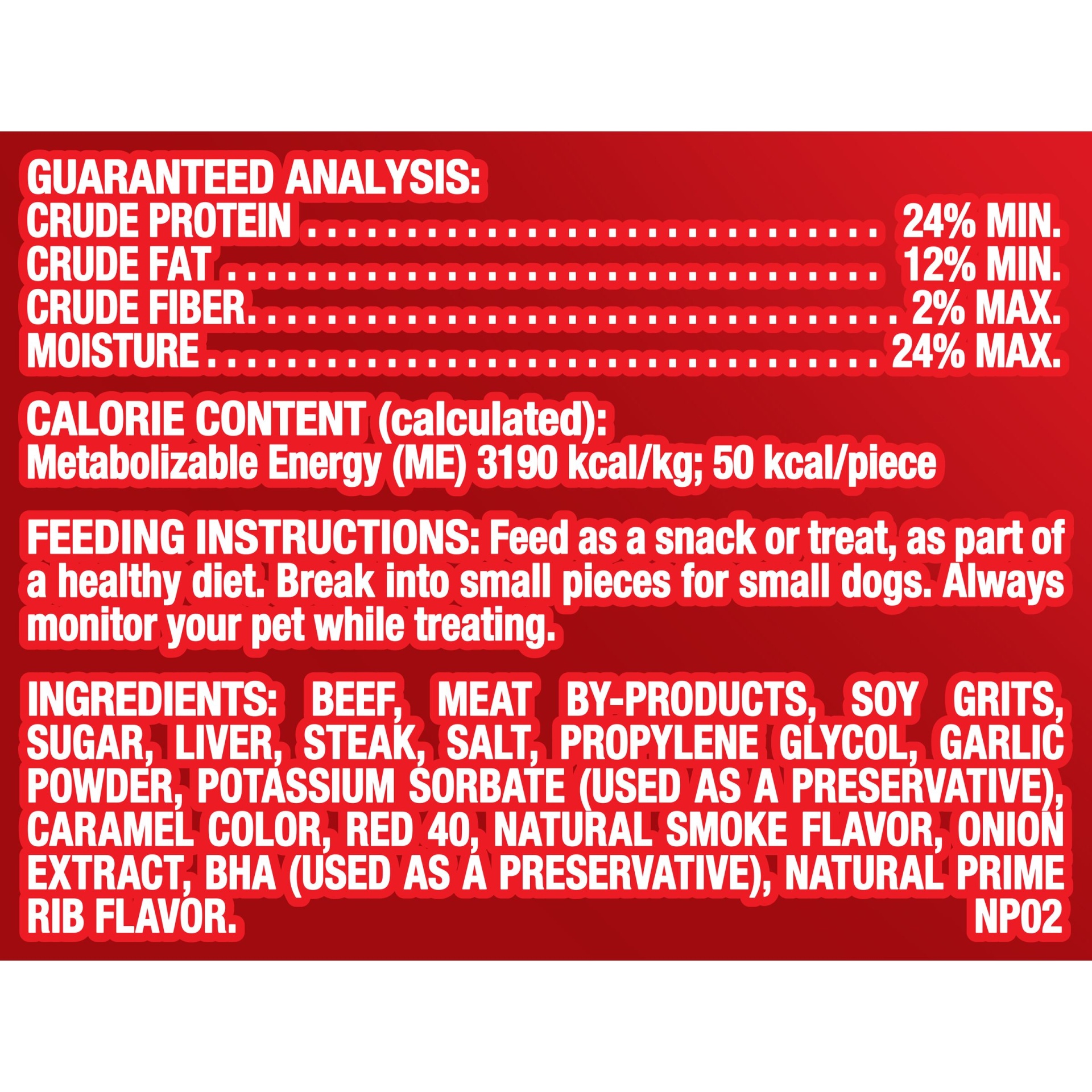 slide 3 of 4, Pup-Peroni Prime Rib Flavor Dog Snacks, 38 oz